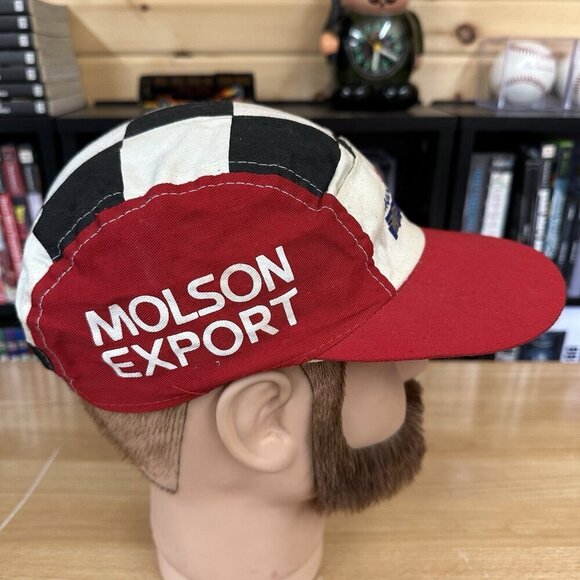 Molson Indy Racing rare vintage 5th anniversary stretch hat 1991 Painter Hat - Picture 3 of 7